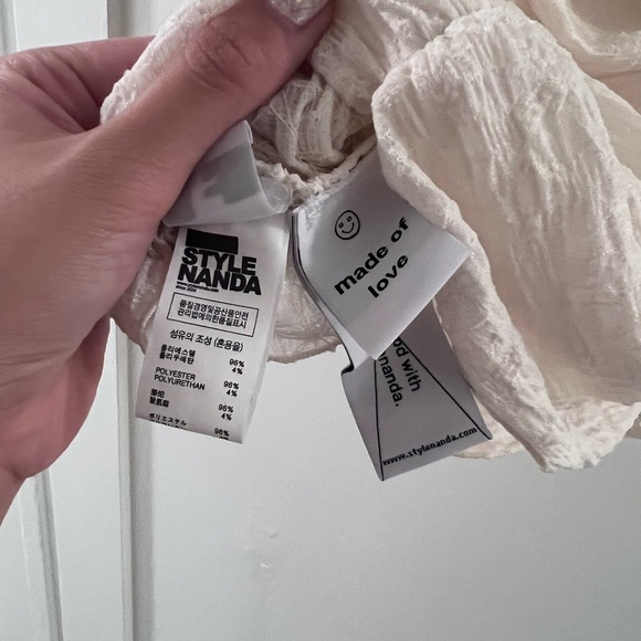 Stylenanda Ruched Lace Top - Picture 6 of 6